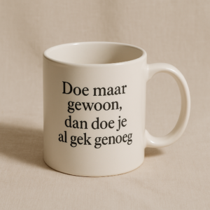 Mok – "Doe maar gewoon, dan doe je al gek genoeg"