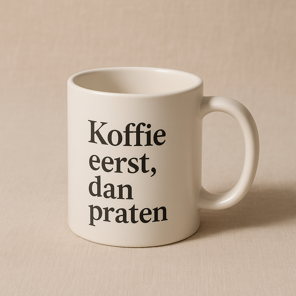 Mok – "Koffie eerst, dan praten"