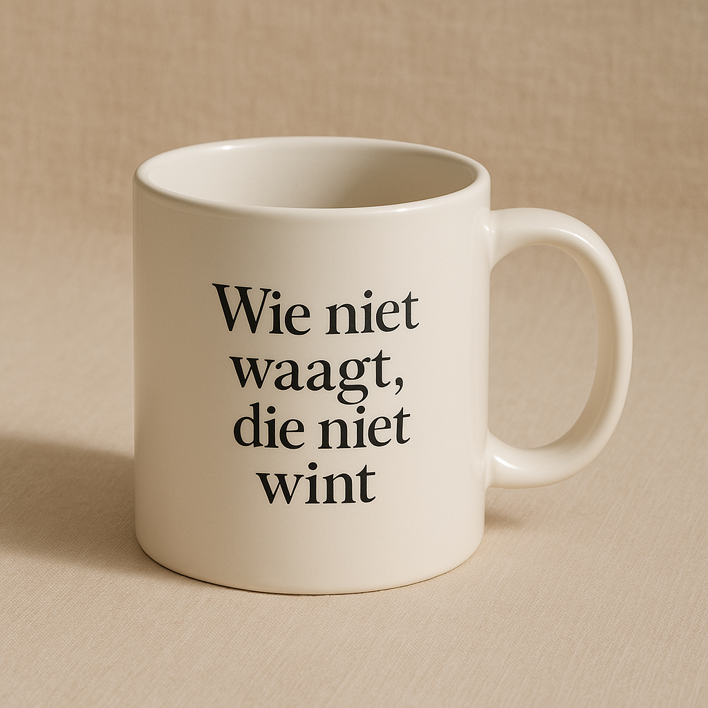 Mok – "Wie niet waagt, die niet wint"